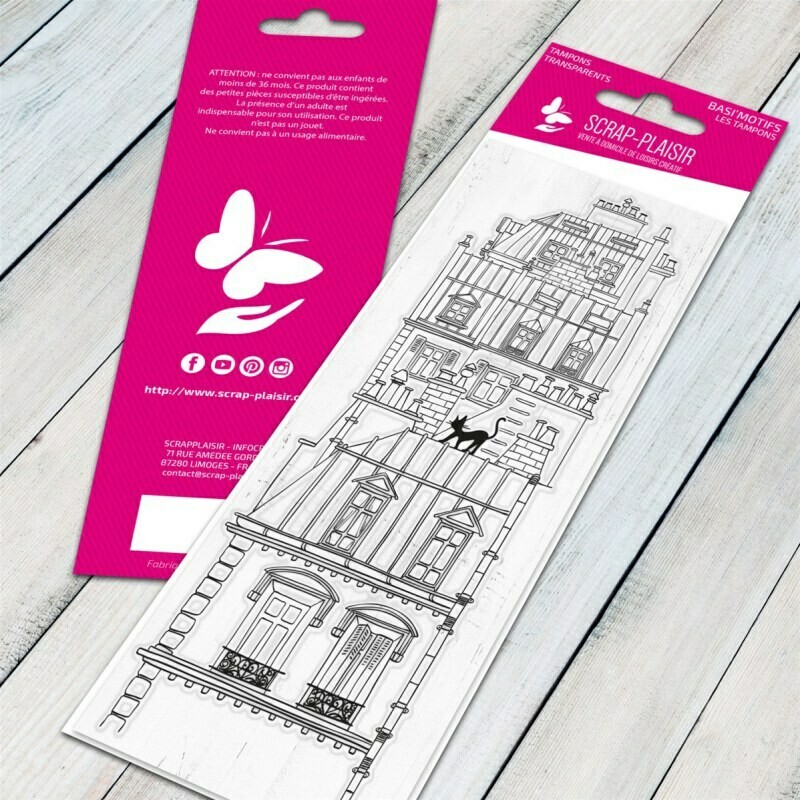Set de 1 tampons clear les toits de Paris - 13x5,5cm Set de 1 tampons clear les toits de Paris - 13x5,5cm