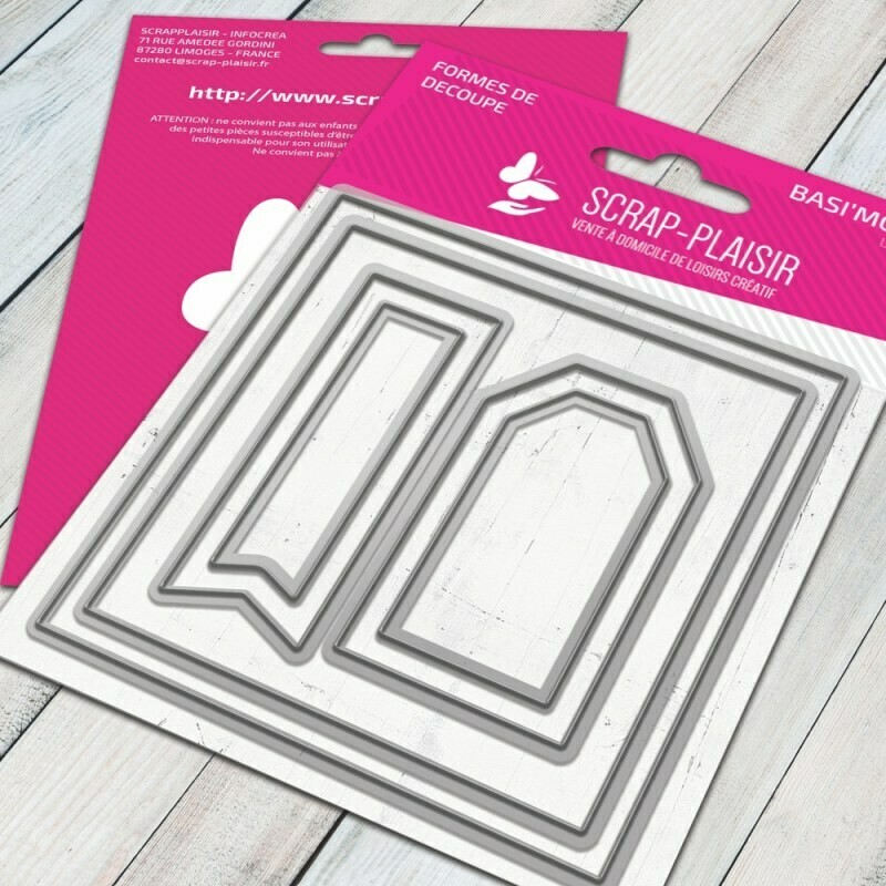 Set de 3 matrices de découpes dies cadres versatile - 10x10cm Set de 3 matrices de découpes dies cadres versatile - 10x10cm