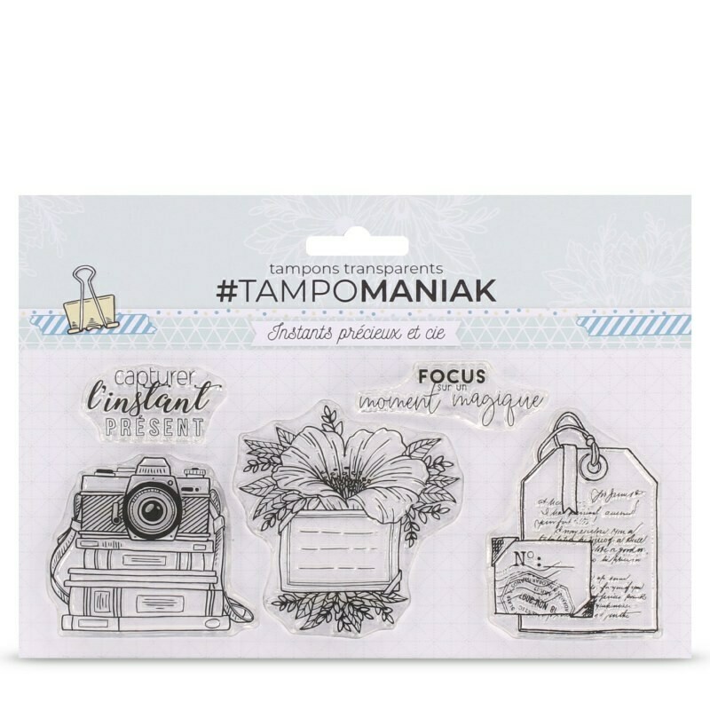 Set de tampons clear Focus etiquettes - 10x21cm Set de tampons clear Focus etiquettes - 10x21cm