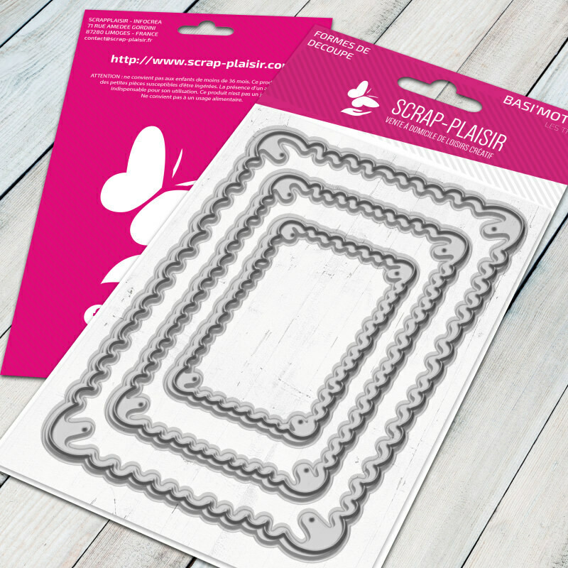 Set de 3 matrices de découpes dies petit beurre - 12x15cm Set de 3 matrices de découpes dies petit beurre - 12x15cm