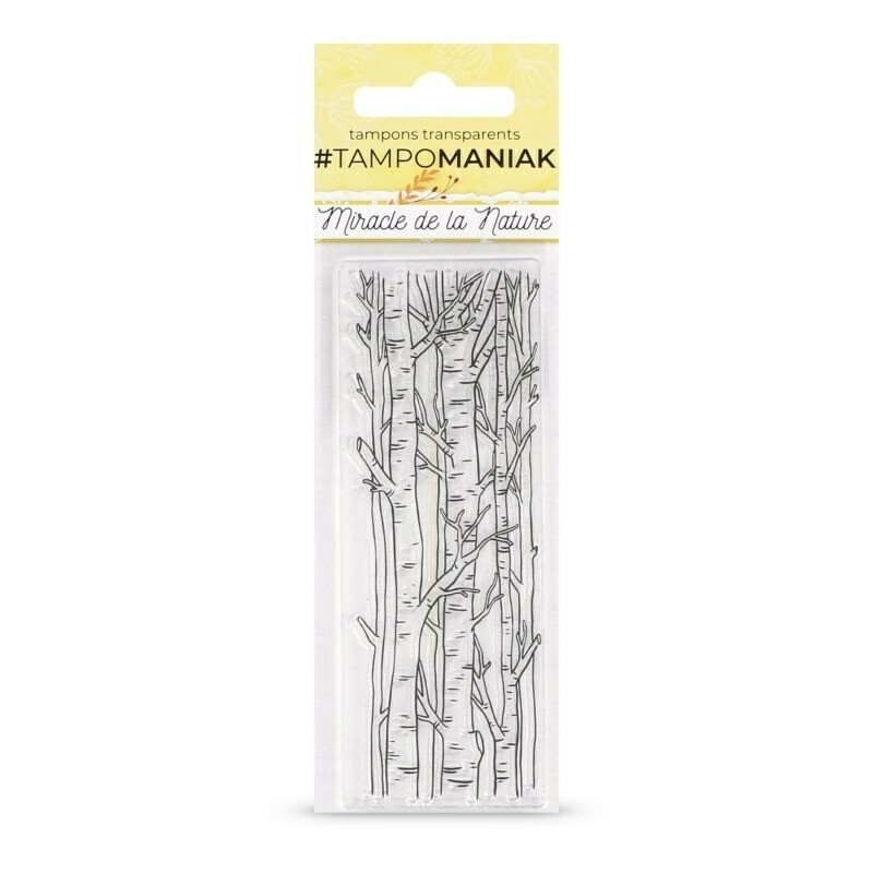 Set de tampons clear Dans les bois - 13x5,5cm Set de tampons clear Dans les bois - 13x5,5cm