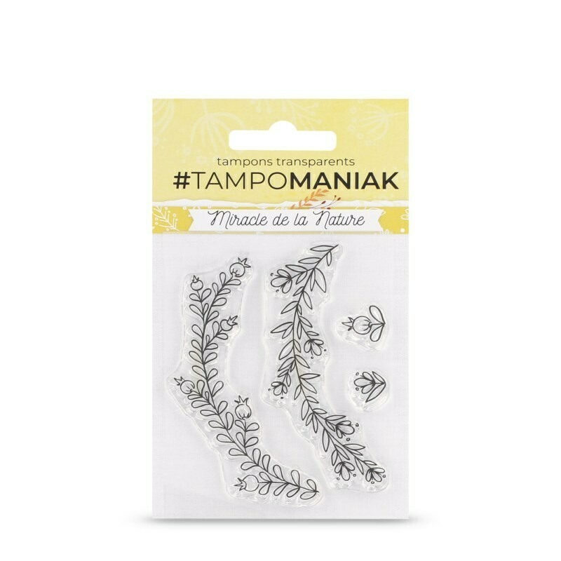 Set de tampons clear Cadre branches - 10x8cm Set de tampons clear Cadre branches - 10x8cm