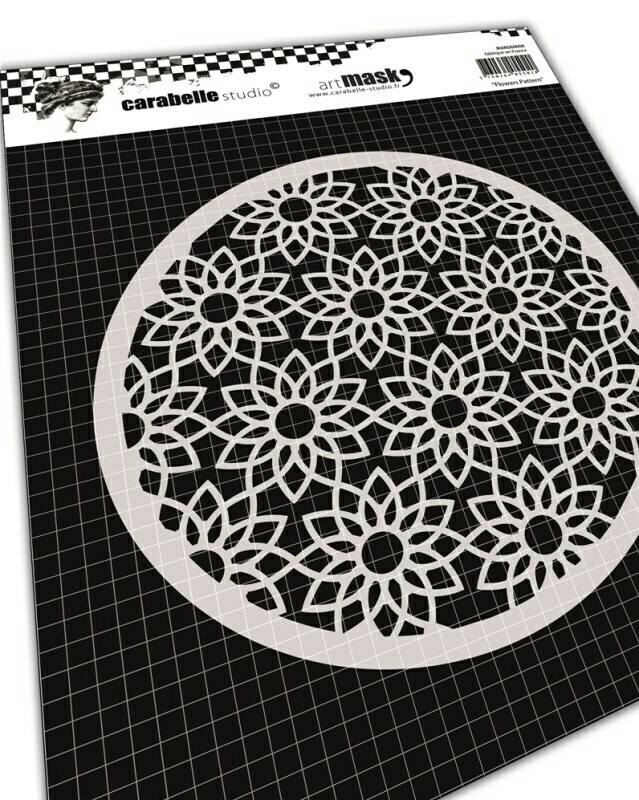 Masque Rond 15cm : Flowers Pattern Masque Rond 15cm : Flowers Pattern