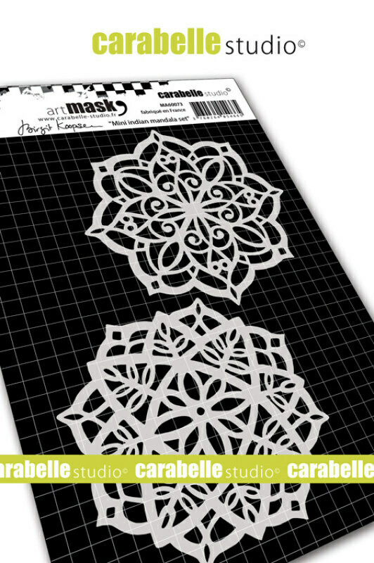 Masque A6 : Mini Indian mandala set by Birgit Koop Masque A6 : Mini Indian mandala set by Birgit Koop