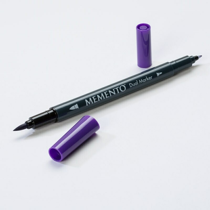 Feutre double pointe et aquarellable couleur grape jelly Feutre double pointe et aquarellable couleur grape jelly