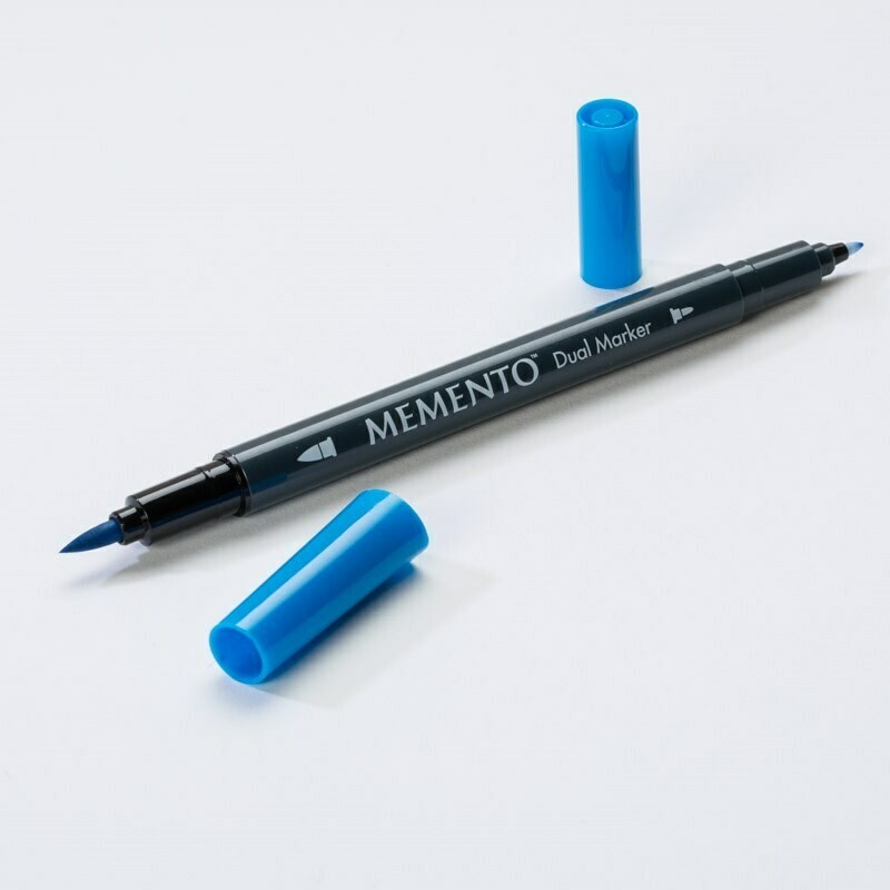 Feutre double pointe et aquarellable couleur bahama blue Feutre double pointe et aquarellable couleur bahama blue