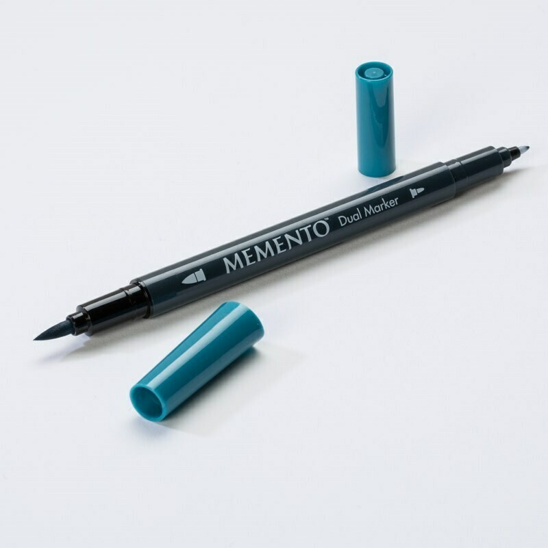 Feutre double pointe et aquarellable couleur teal zeal Feutre double pointe et aquarellable couleur teal zeal
