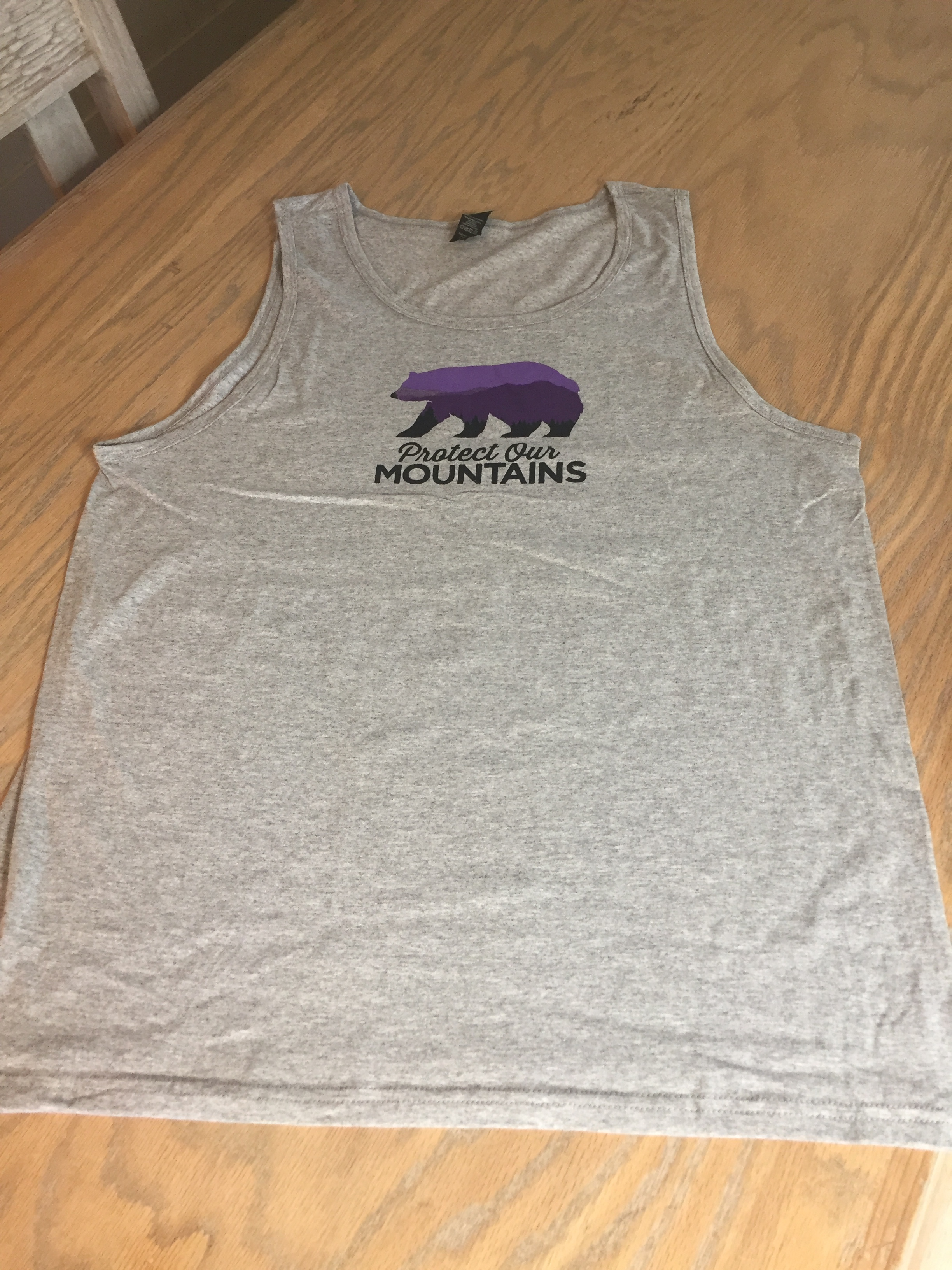 Protect Our Mountains Man's Tank