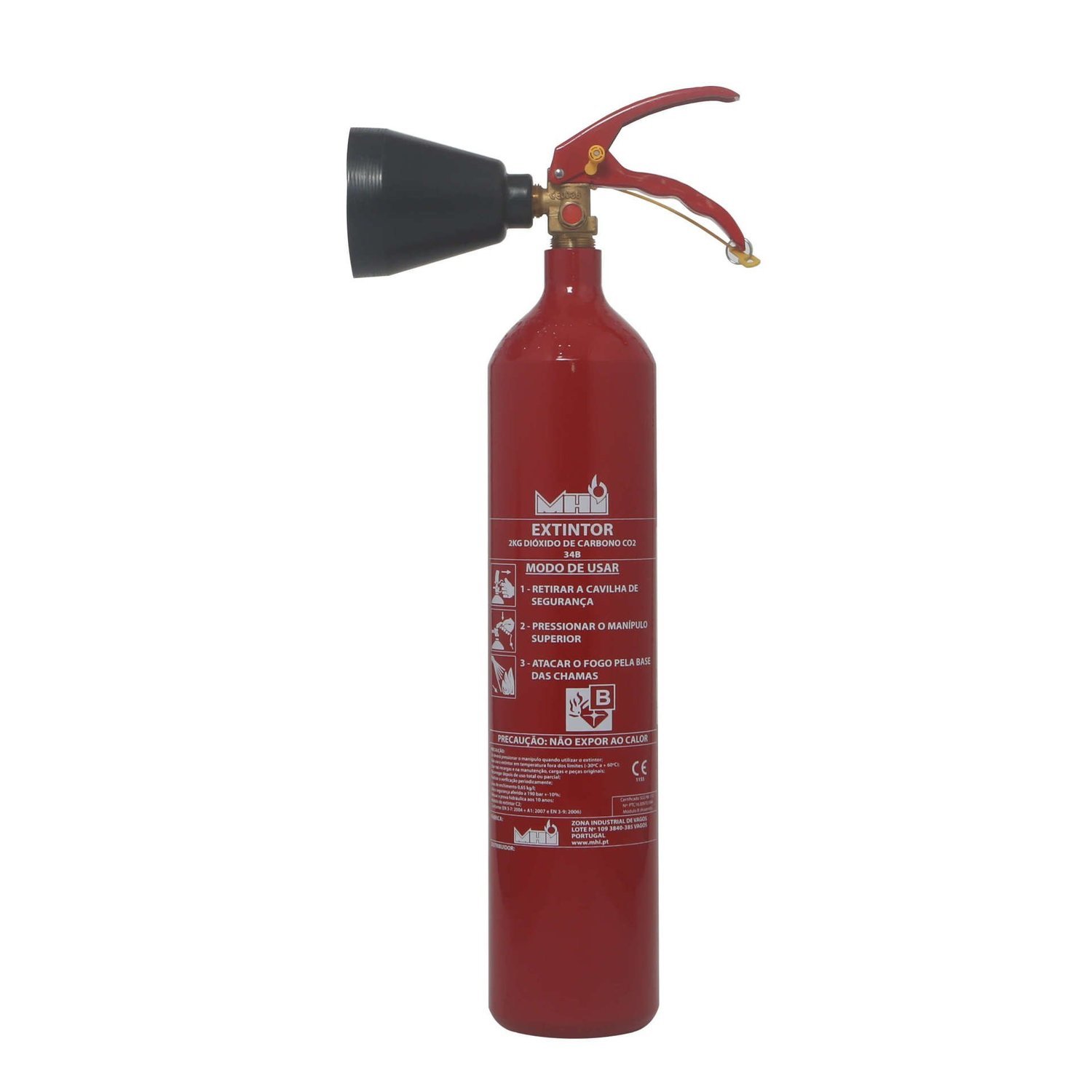 Extintor CO2 2Kg