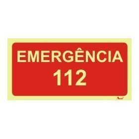 Sinalética 112 - Fotoluminescente 200x100