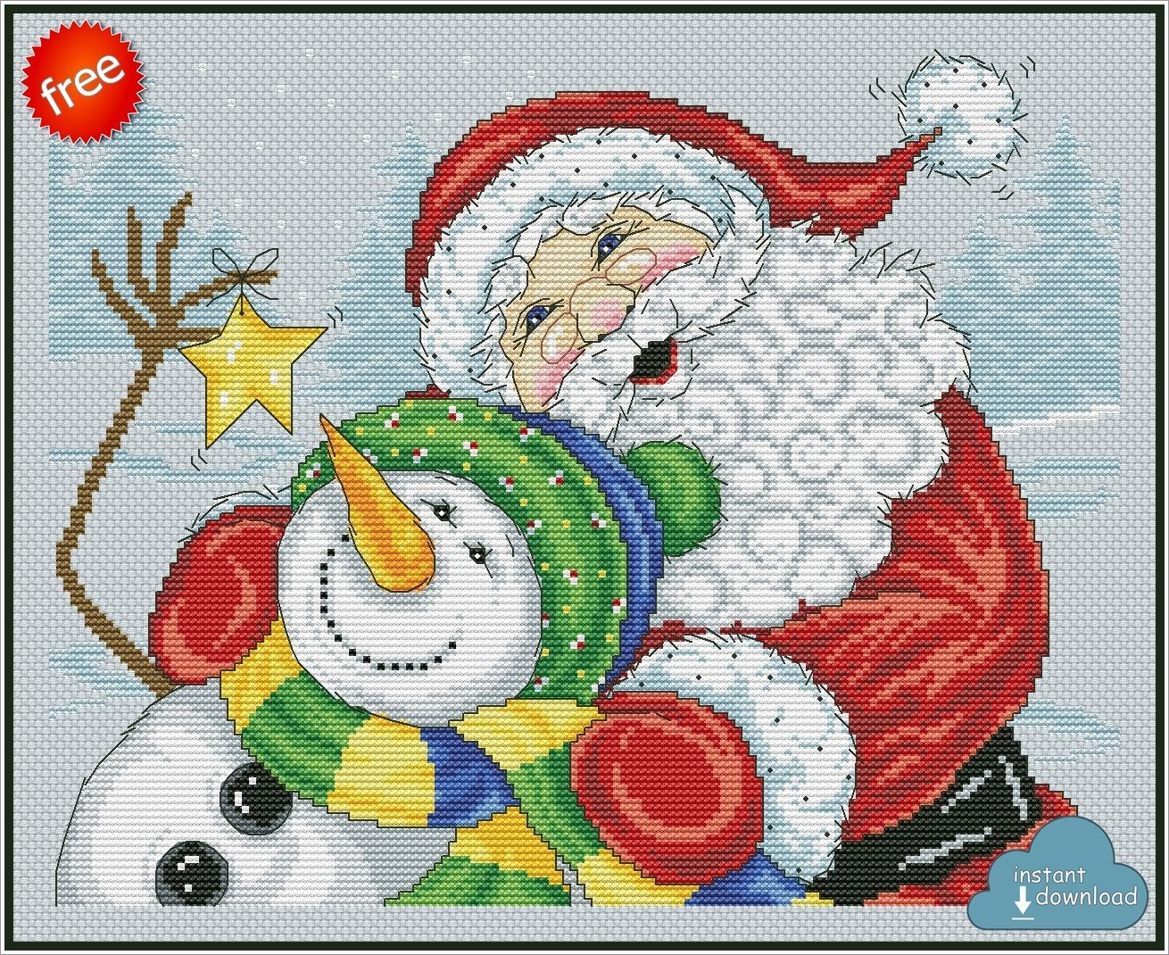 Printable Christmas Embroidery Patterns