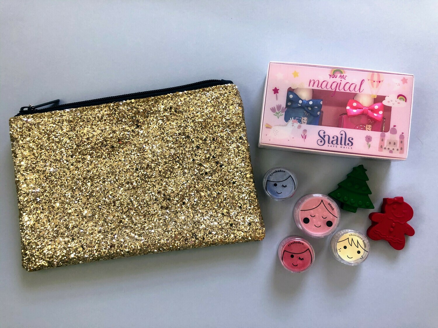 Play Makeup Gift Bag - Gold Glitter Play Makeup Gift Bag - Gold Glitter