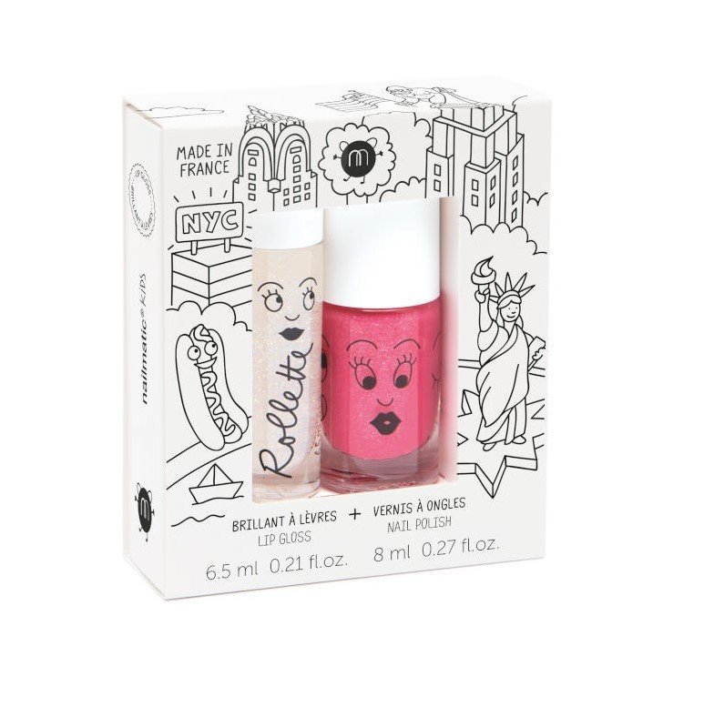 Nailmatic kids lip gloss and nail polish - New York Nailmatic kids lip gloss and nail polish - New York