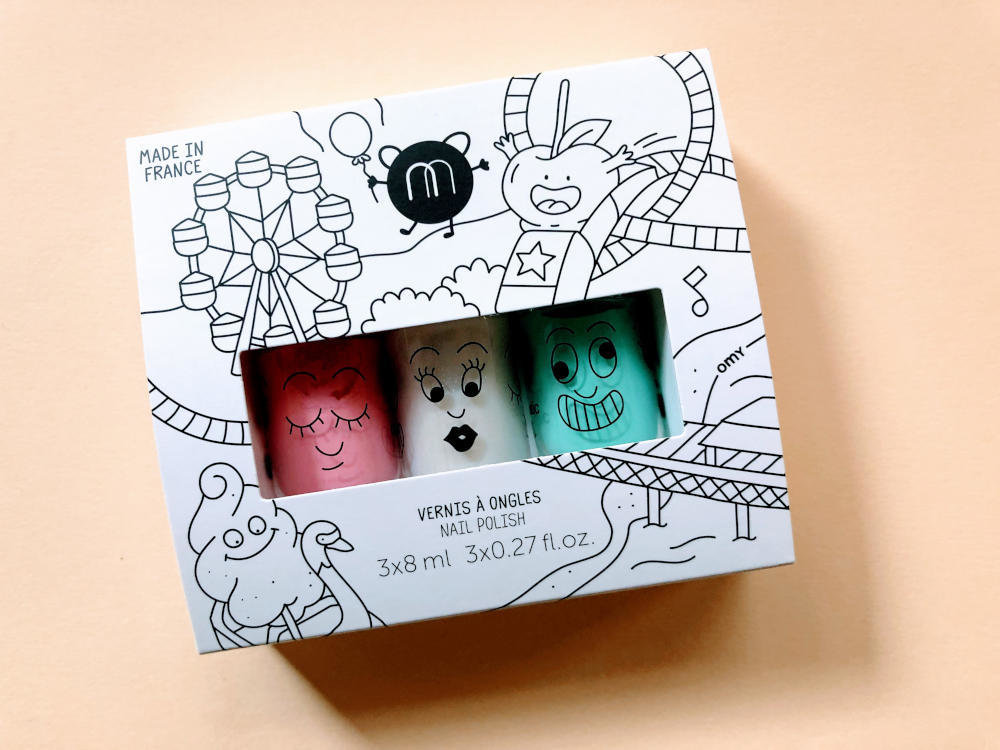 Nailmatic kids nail polish 3 pack - Funfair Nailmatic kids nail polish 3 pack - Funfair