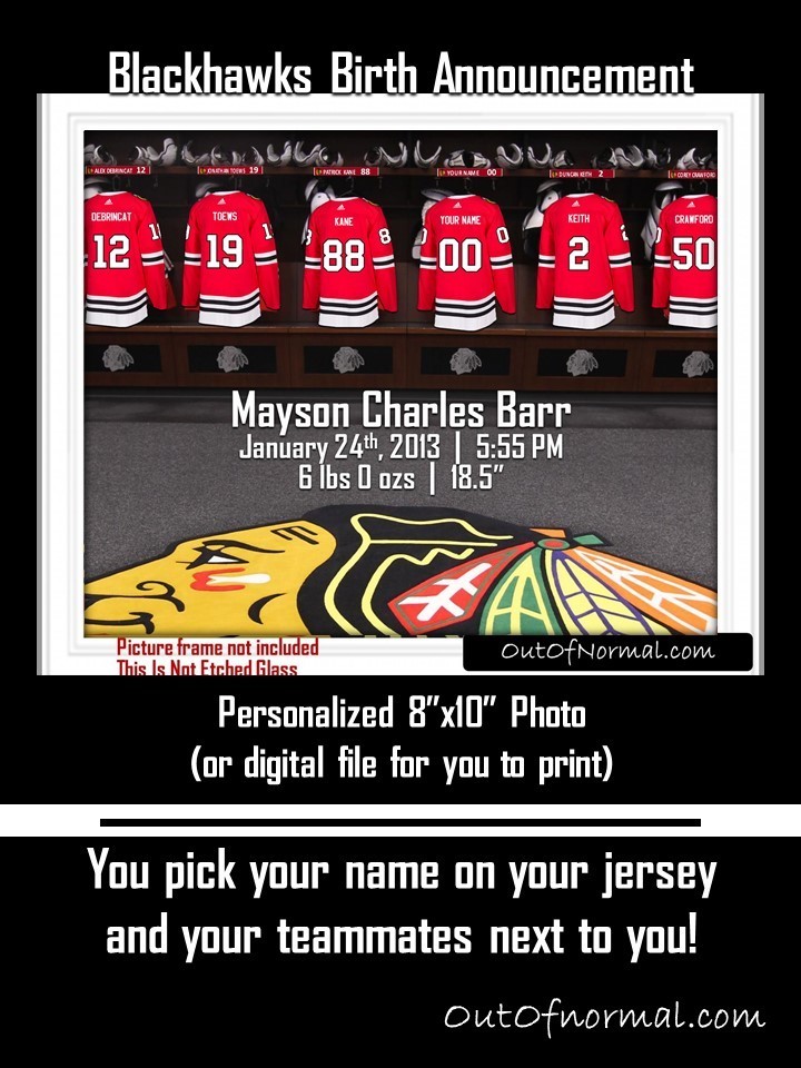 Chicago Blackhawks Nhl Custom Locker Room Jersey Any Name