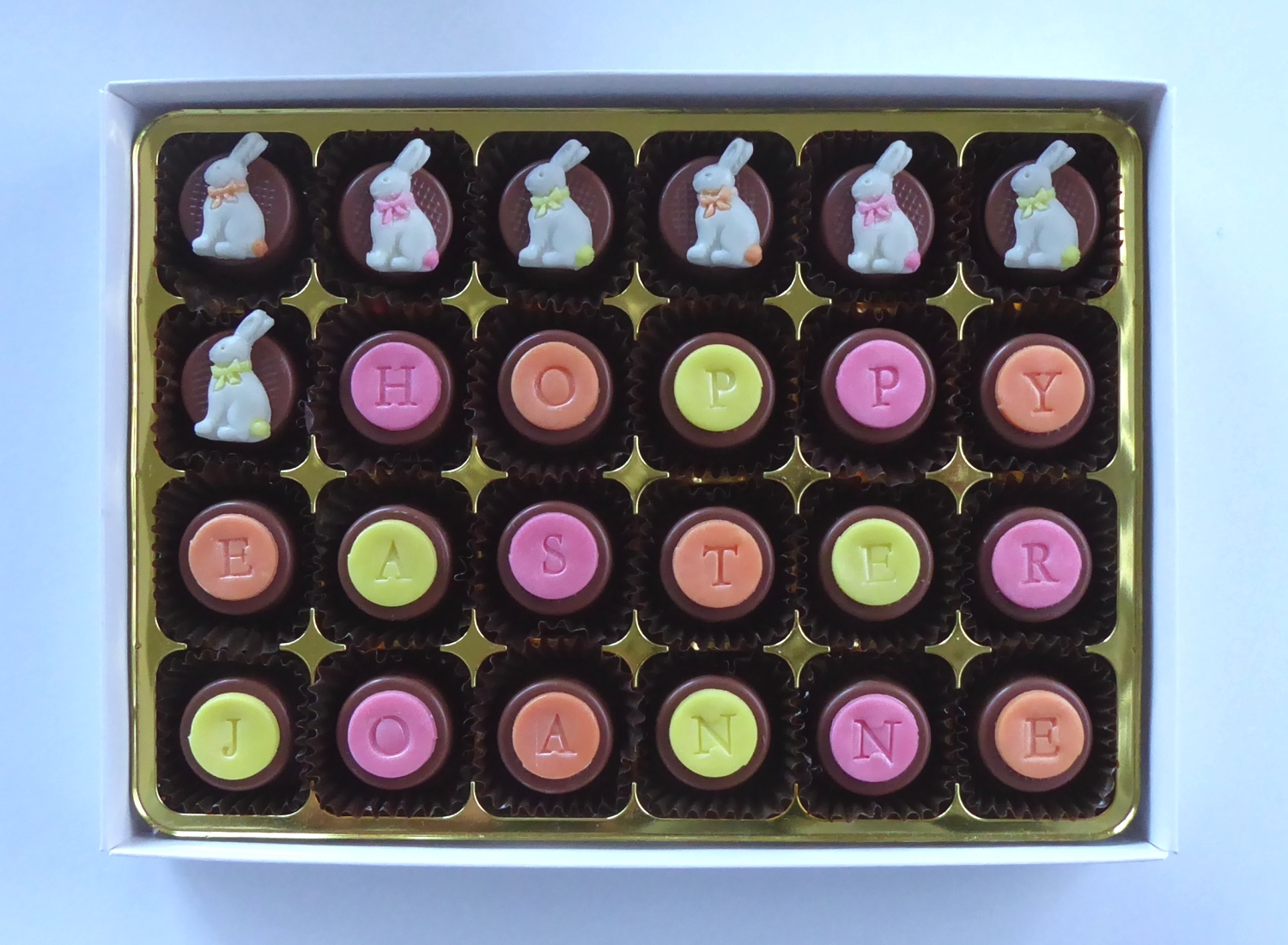 Hoppy Easter - personalised Easter Bunnies