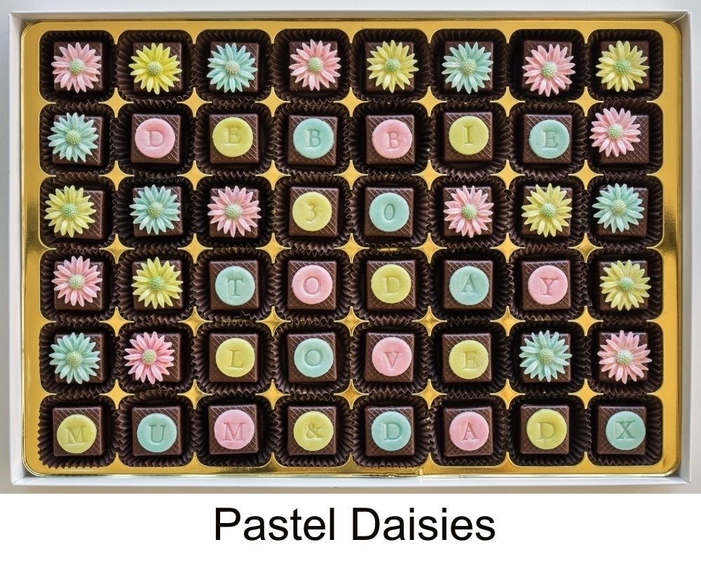 Add your message to Pastel Daisies.