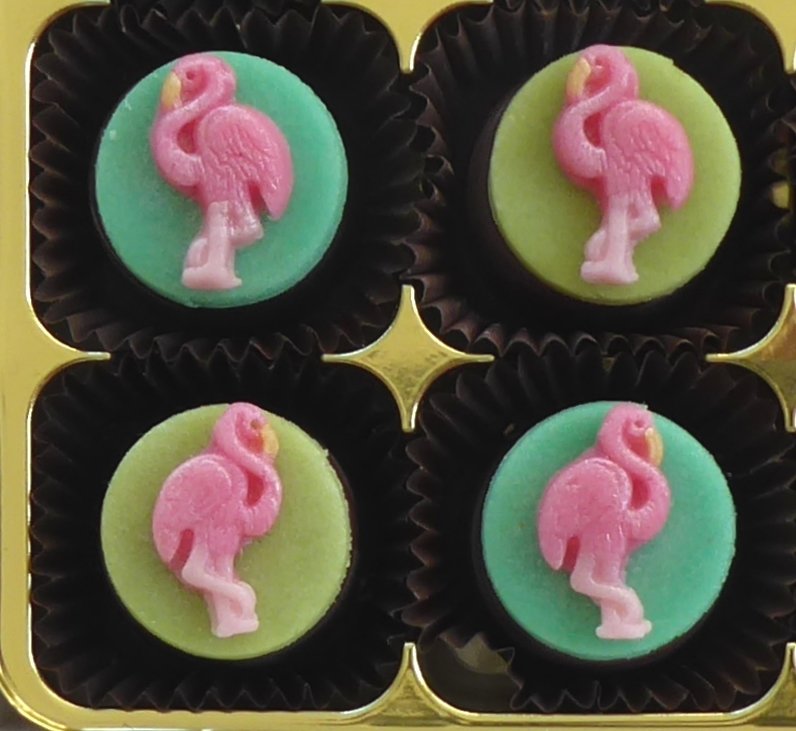 Delightful handmade marzipan motifs.