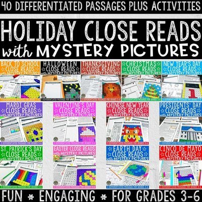 Holiday Close Reads with Mystery Pictures Bundle Holiday Close Reads with Mystery Pictures Bundle