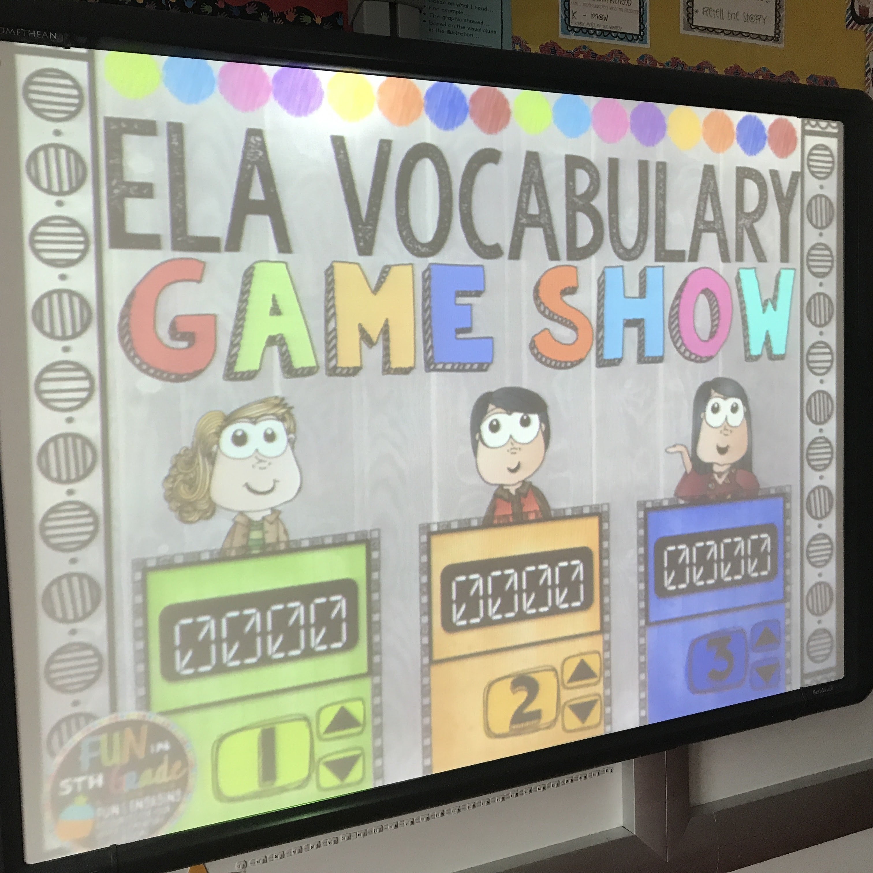ELA Vocabulary Game Show (PowerPoint Game)