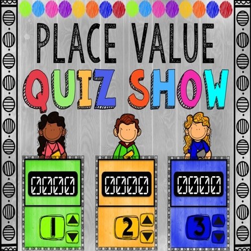 Place Value Game Show for 5th Grade (PowerPoint Game) 00036