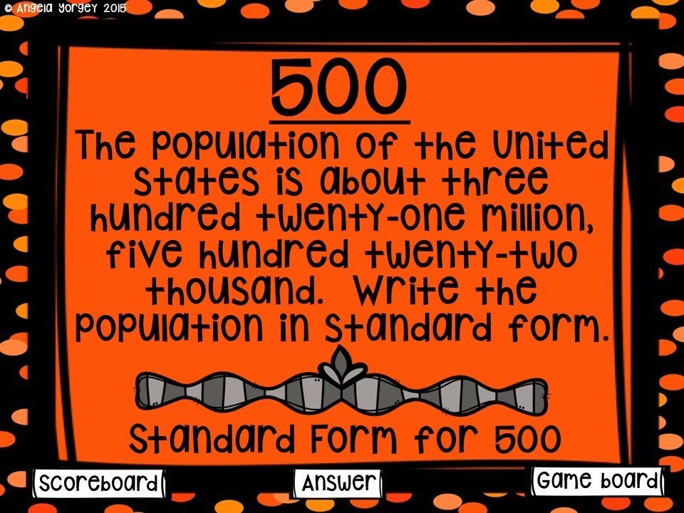 Place Value Game Show for 5th Grade (PowerPoint Game)