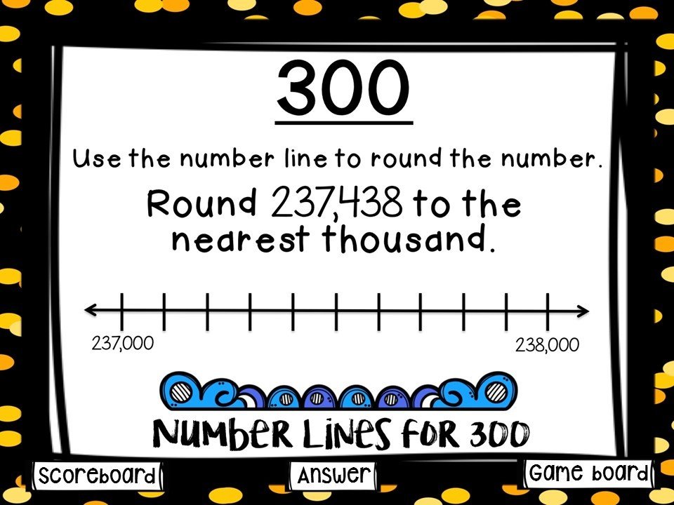 Rounding Whole Numbers Game Show (PowerPoint Game)