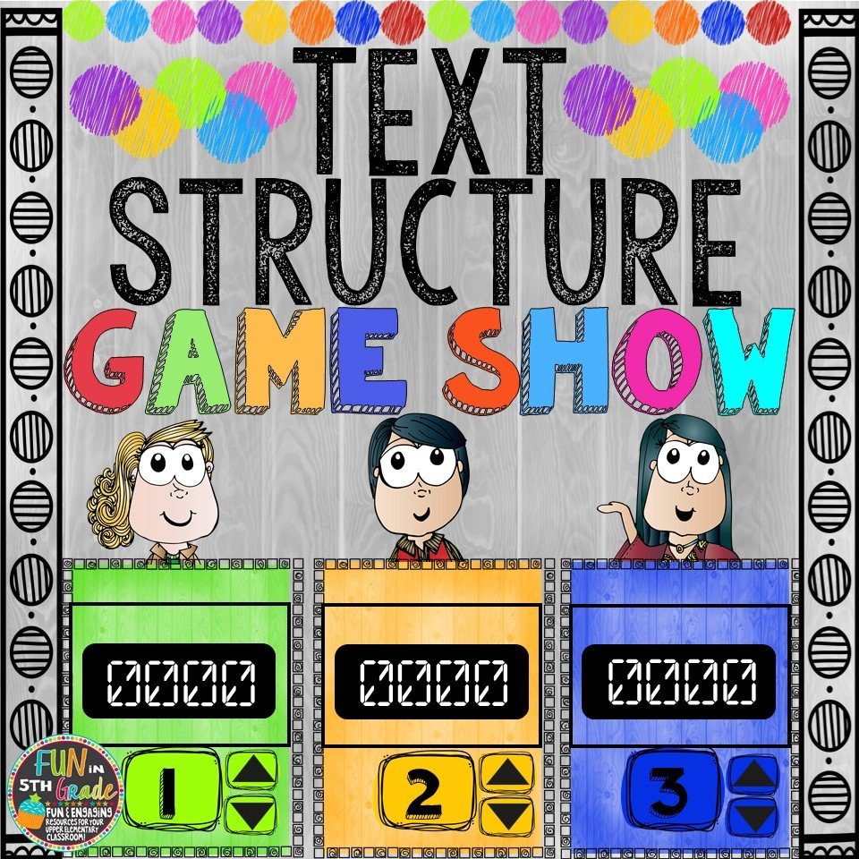 Text Structure Game Show (PowerPoint Game) 00030