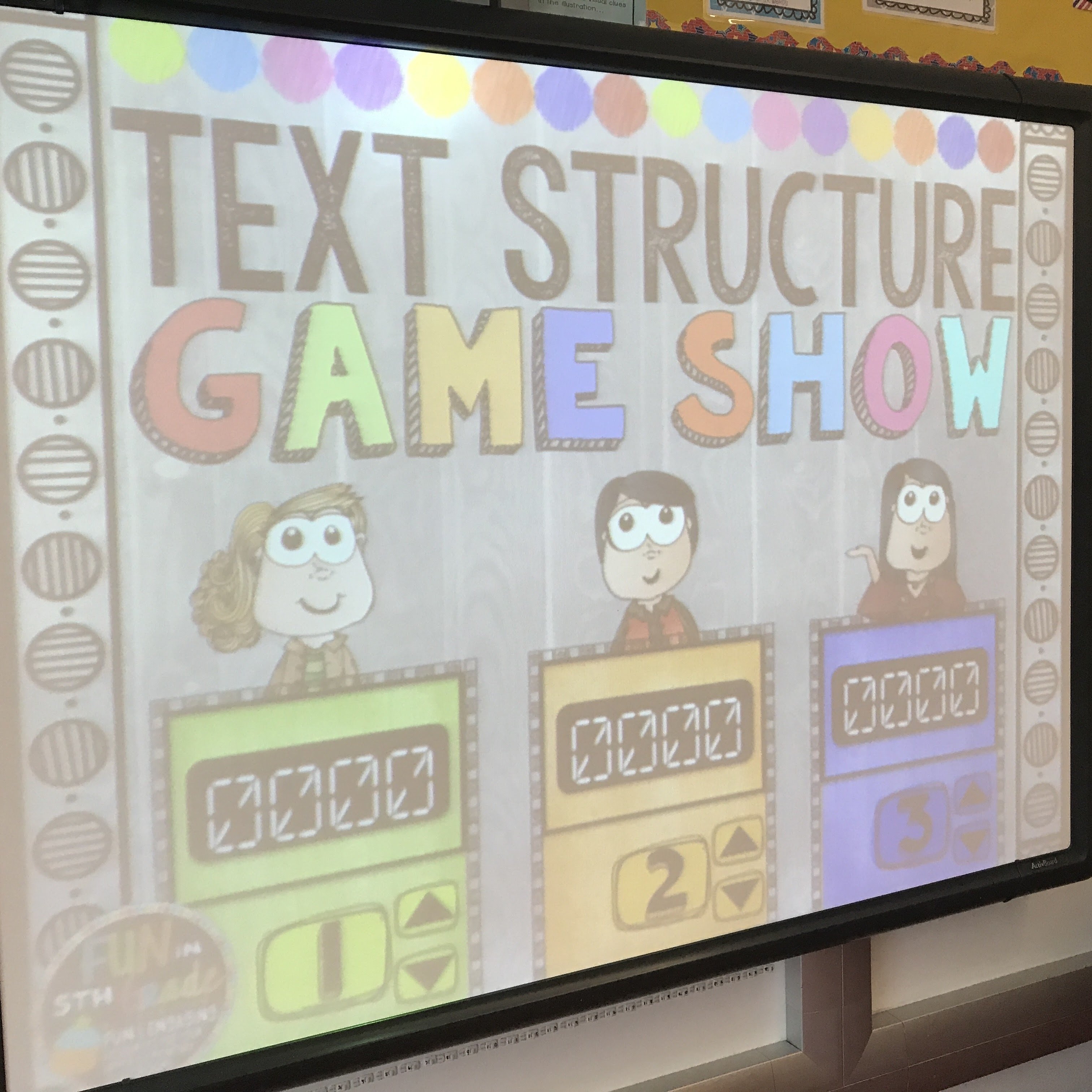 Text Structure Game Show (PowerPoint Game)