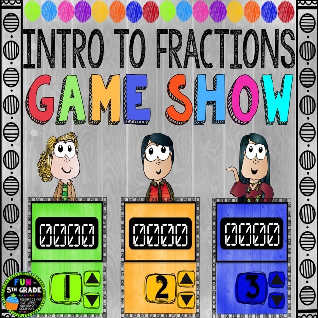 Intro to Fractions Game Show (PowerPoint Game) 00040