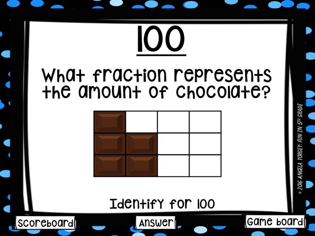 Intro to Fractions Game Show (PowerPoint Game)