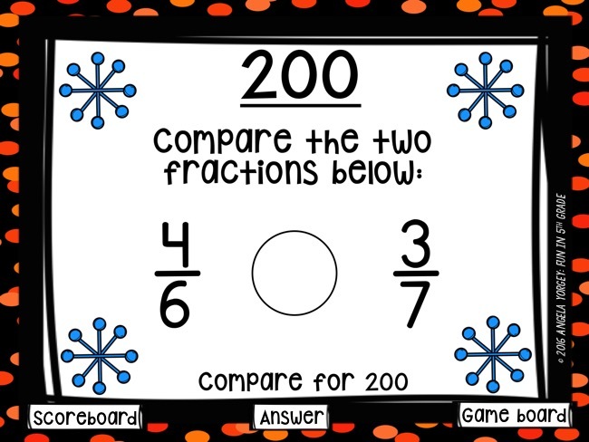 Intro to Fractions Game Show (PowerPoint Game)