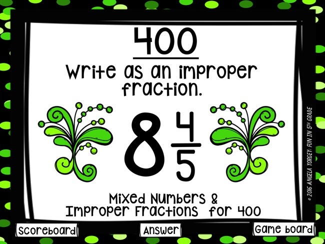 Intro to Fractions Game Show (PowerPoint Game)