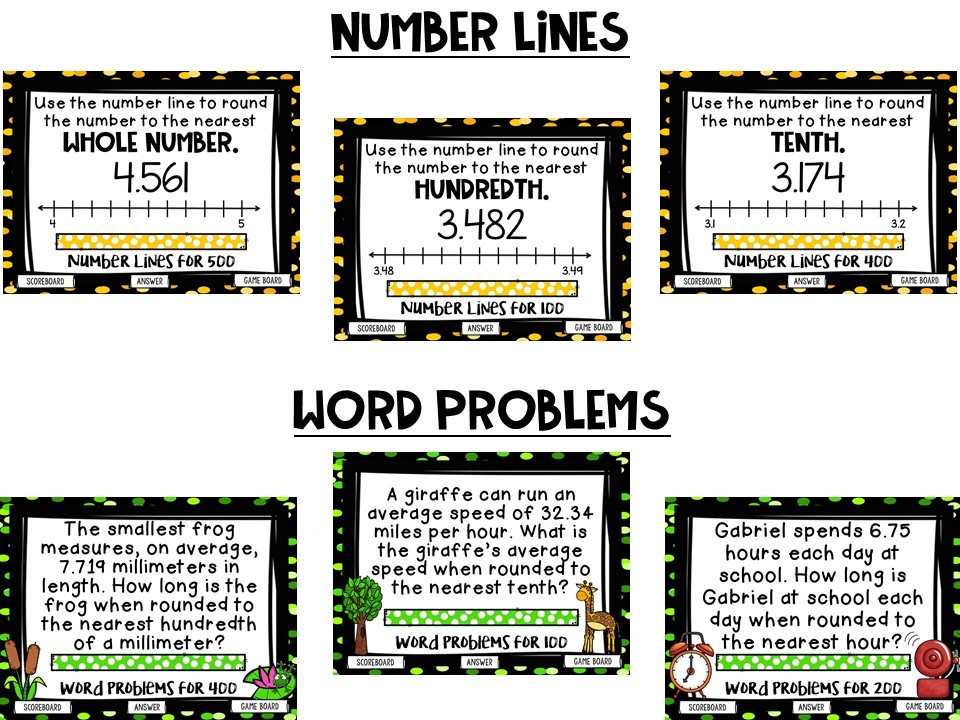 Rounding Decimals Game Show (PowerPoint Game)
