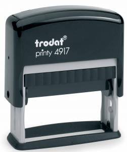 Штамп Автоматический Trodat 4917 Размер поля 50х10мм. 00020