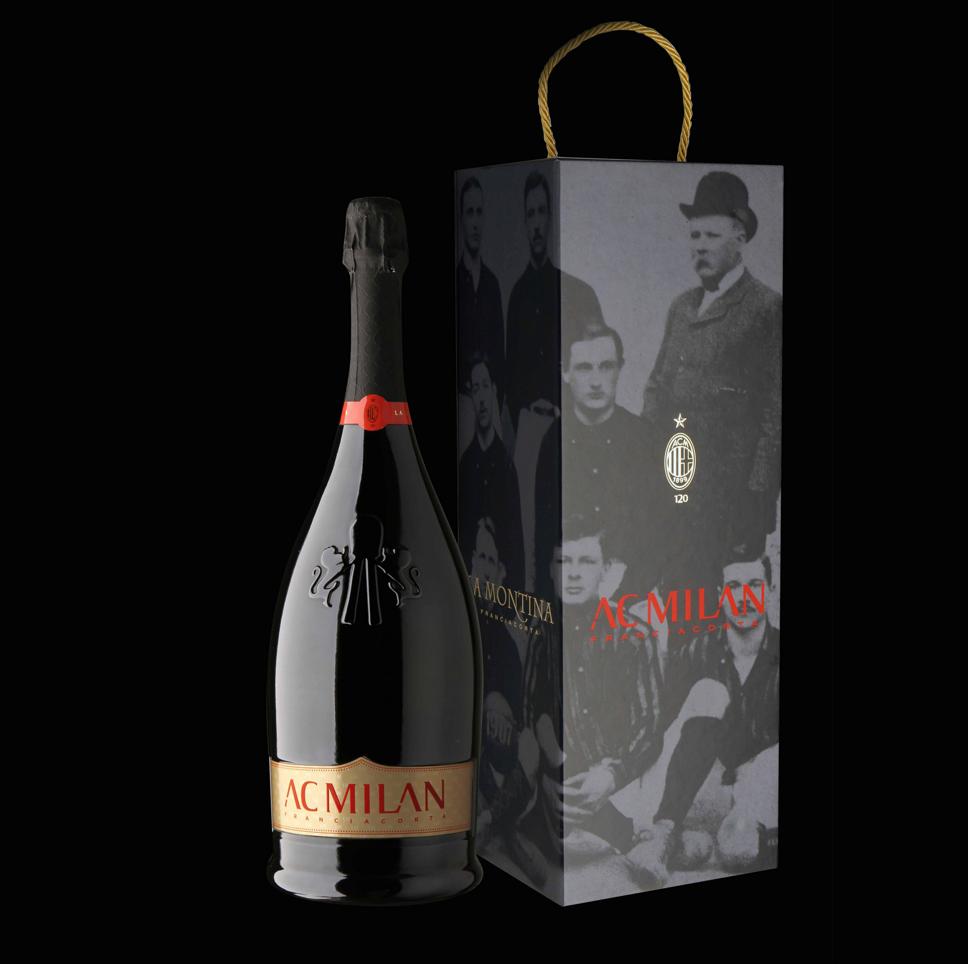 Magnum Franciacorta RossoNero anniversario 120° Ac Milan