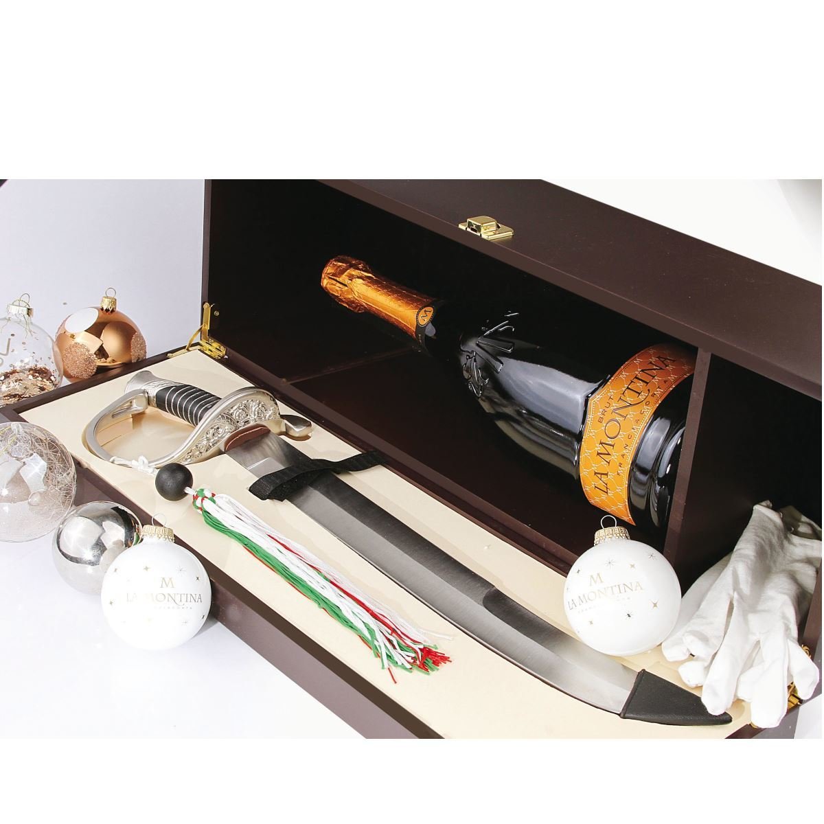 Cassetta Legno Magnum e sciabola