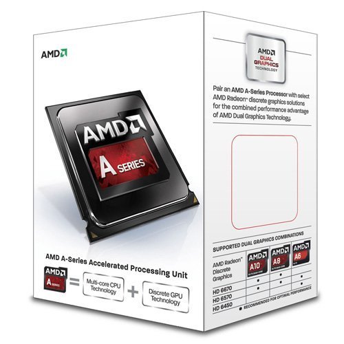 AMD A8-6500 Richland 4.1GHz Socket FM2 65W Quad-Core Desktop Processor AMD Radeon HD AD6500OKHLBOX TGISCTC00026