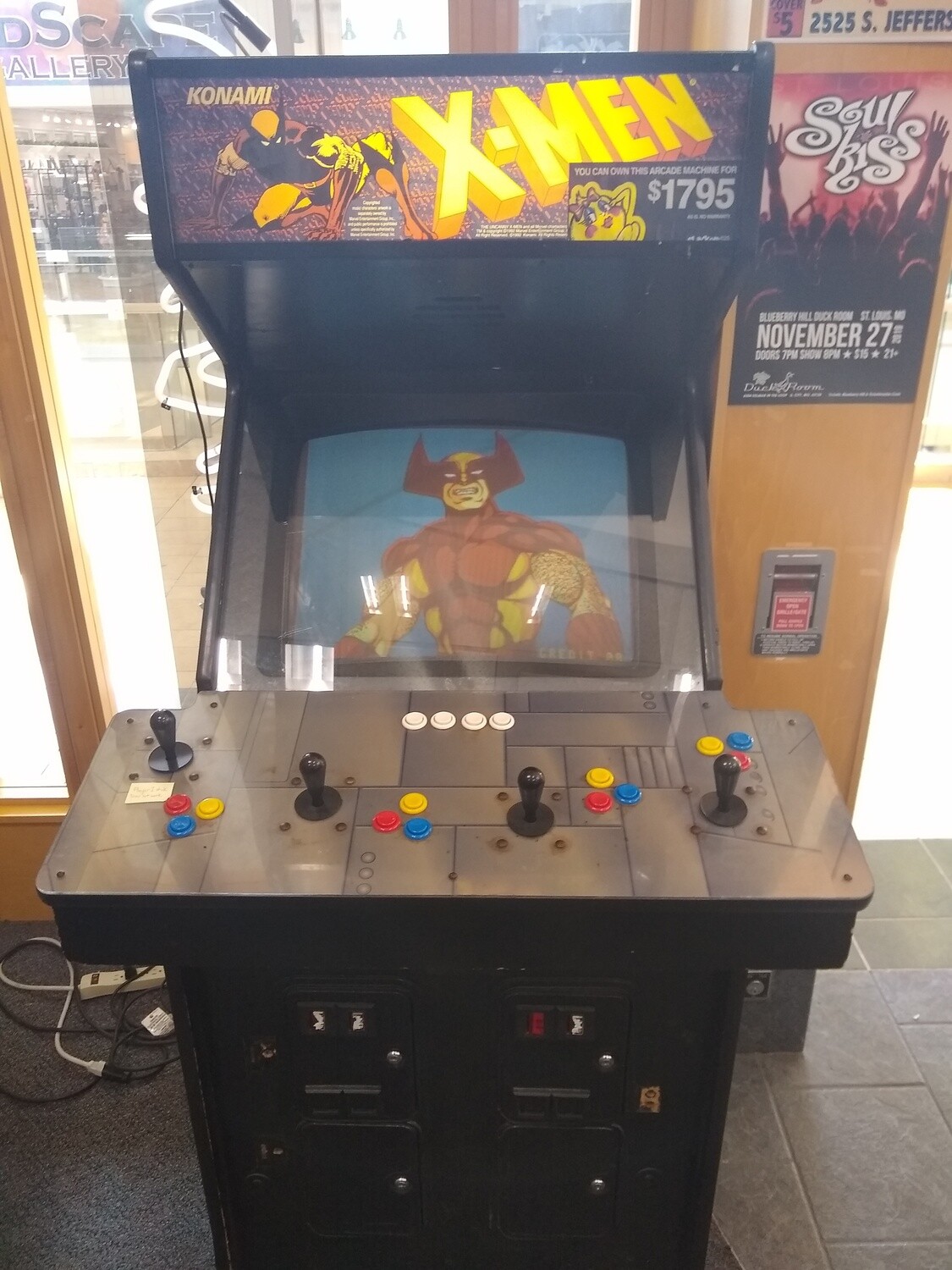 4 Player X Men Arcade