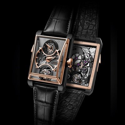 Minute Repeater with 3 Gongs - Gold Titanium Minute Repeater with 3 Gongs - Gold Titanium
