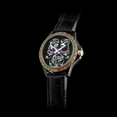 ArtyA Mother of Pearl Tourbillon 1/1 - Arabesque skull ArtyA Mother of Pearl Tourbillon 1/1 - Arabesque skull