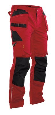 Bundhose mit Holstertaschen rot / schwarz Bundhose mit Holstertaschen rot / schwarz