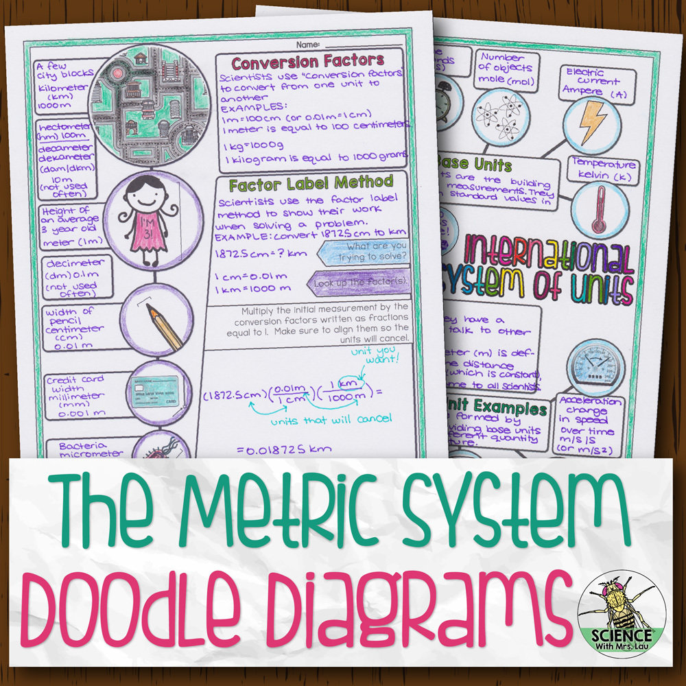 Metric System Anchor Chart