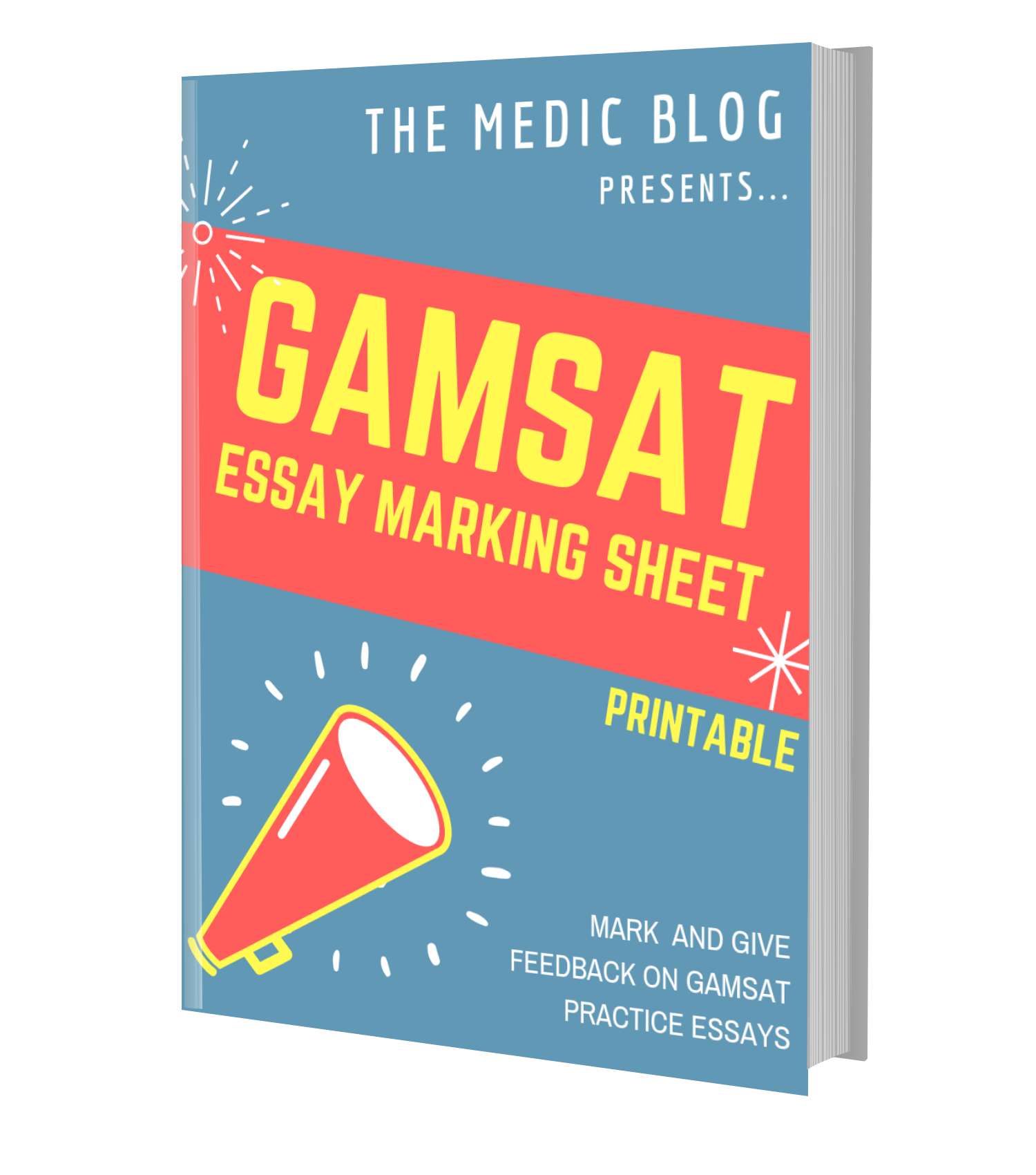 GAMSAT Essay Marking Sheet