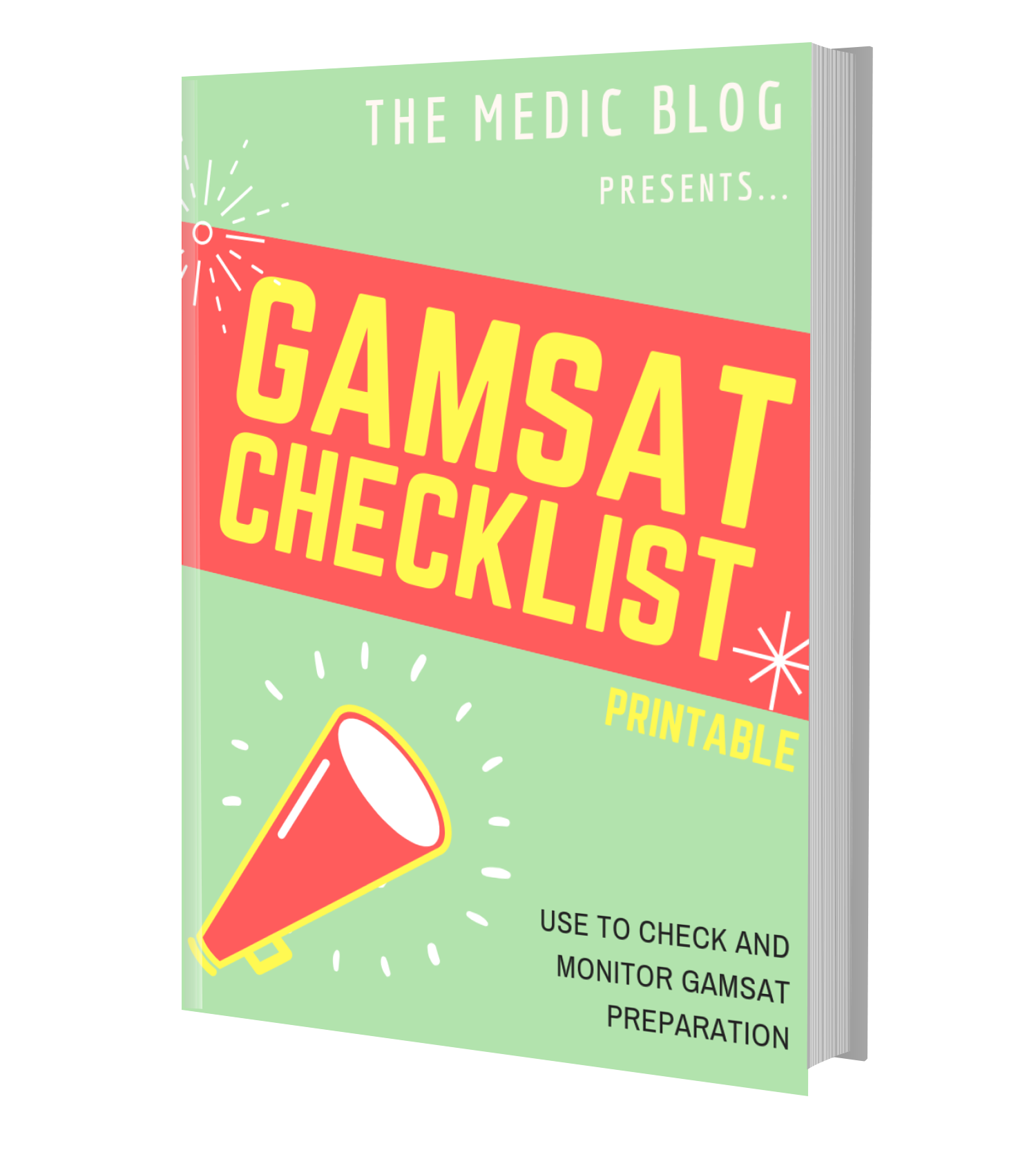 GAMSAT Checklist