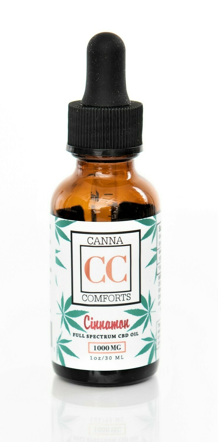 Full Spectrum Cinnamon CBD Oil 1000 mg Full Spectrum Cinnamon CBD Oil 1000 mg