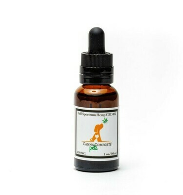 Pet Full Spectrum Hemp CBD Oil 500 mg Pet Full Spectrum Hemp CBD Oil 500 mg
