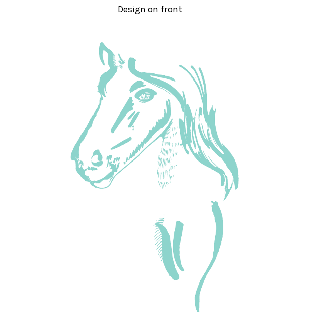 Design on front of shirt