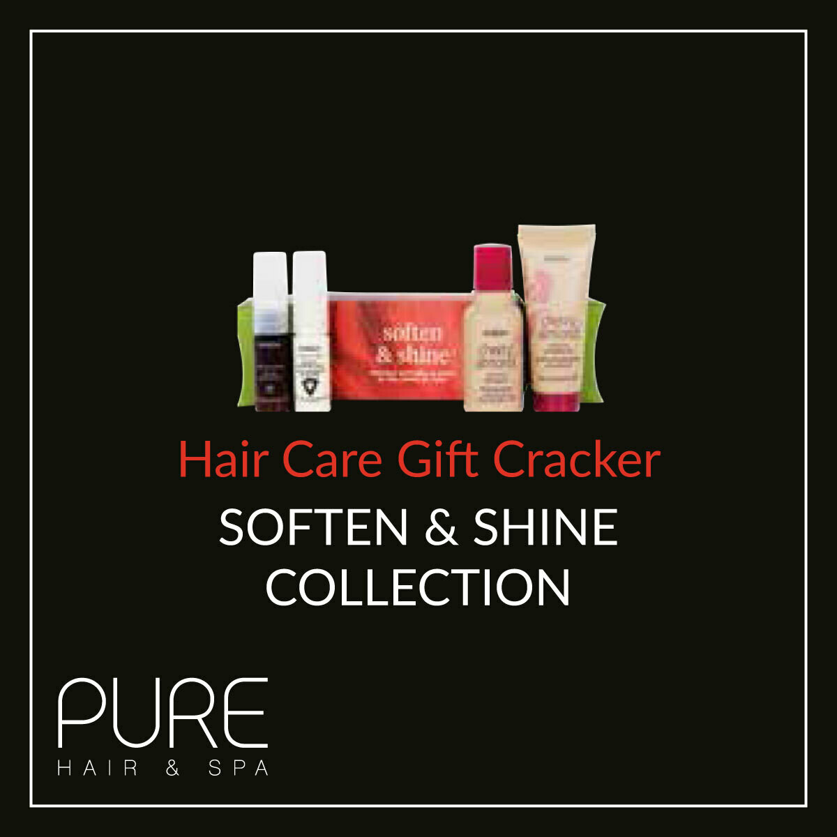 Aveda Soften & Shine Hair Care Gift Cracker. Aveda Soften & Shine Hair Care Gift Cracker.
