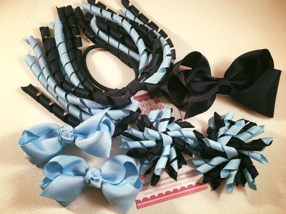 Navy and Light blue